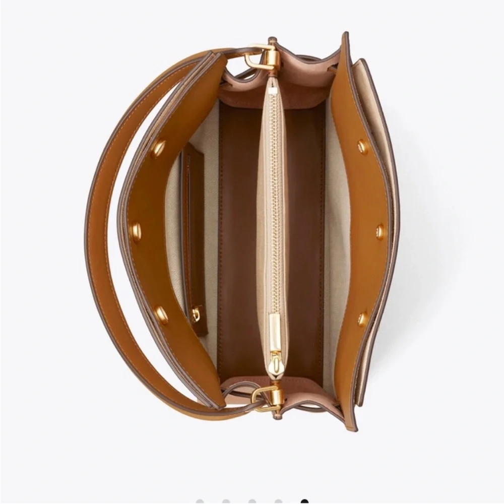 Tory Burch Lee Radziwill Tiramisu Small Satchel - Gently Used a Few Times - Picture 14 of 16